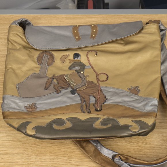 Samir Handbags - Vintage Samir Cowboy Rodeo Purse Handbag
